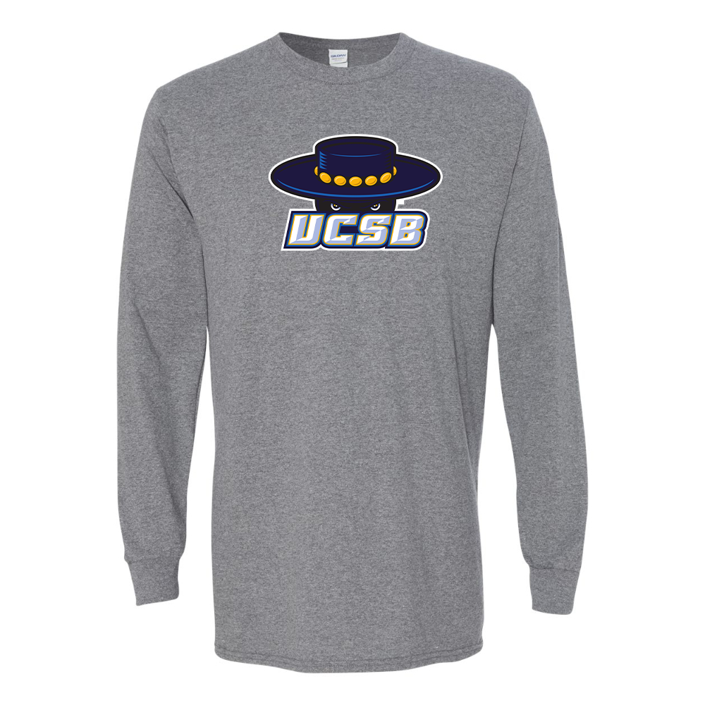 Men's UCSB Gauchos Gildan Heavy Cotton Long Sleeve T-Shirt